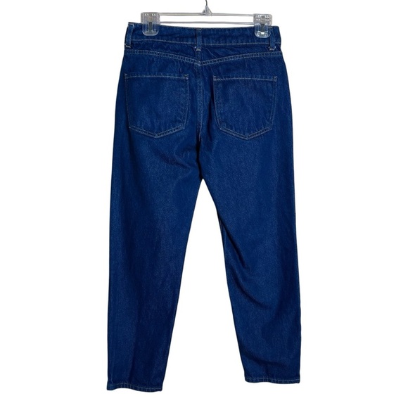 United Colors of Benetton Women’s Size 27 Jeans Dark Wash Straight Leg - Picture 2 of 12
